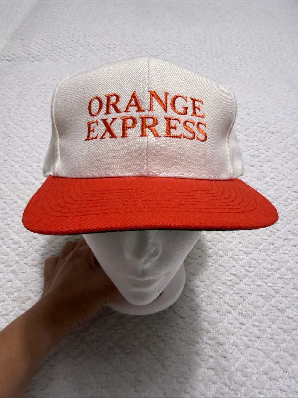 Vintage Orange Express Otto Cap Brand Clemson Tigers Trucker Hat
